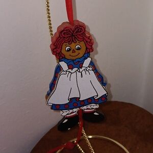 Wooden Ragedy Ann pull ornament